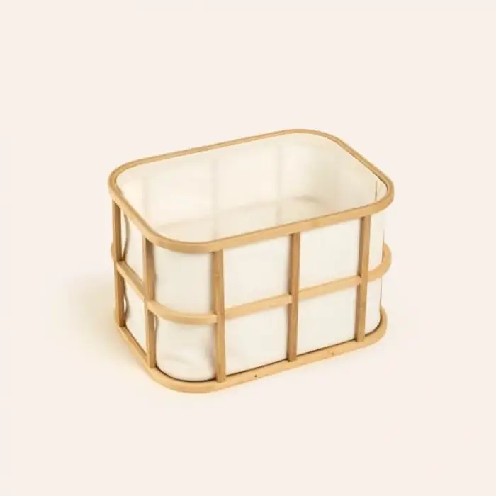Dalı Natural Bambu Sepet 32x23x20 Cm