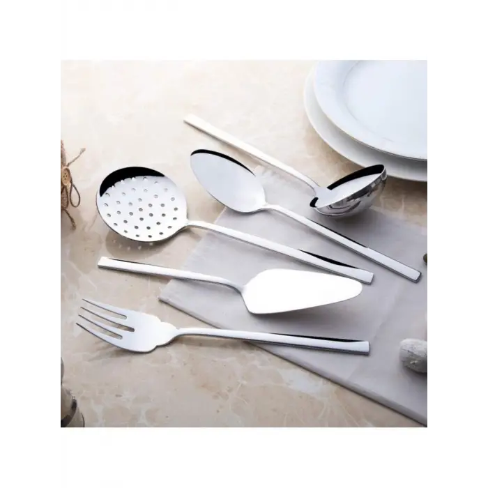 Dalyan Sade 5 Parça Paslanmaz Çelik Servis Takımı