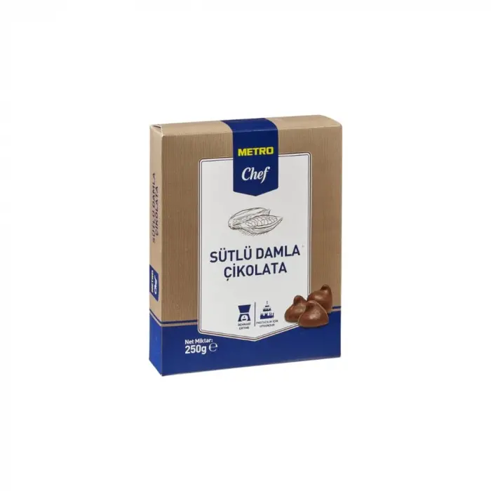 Damla Çikolata (250 g, Sütlü)