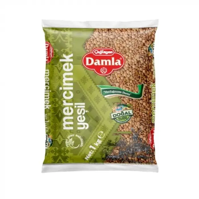Damla Yeşil Mercimek 5 kg