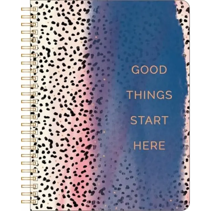 dan Wire-O not defteri: Good Things Start Here - 192 çizgili sayfa