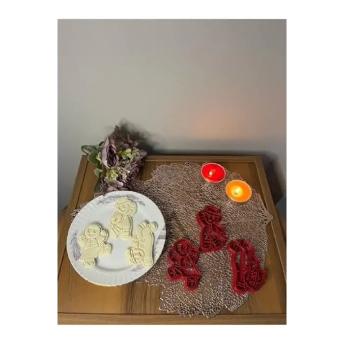 Dansçı Kurabiye Adamlar (Gingerman) Kurabiye Kalıbı Seti (3lü)
