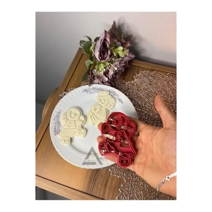 Dansçı Kurabiye Adamlar (Gingerman) Kurabiye Kalıbı Seti (3lü)