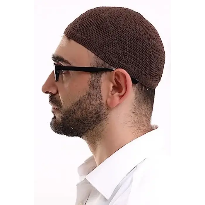 Dantel Pamuklu Triko Makine Örme Takke
