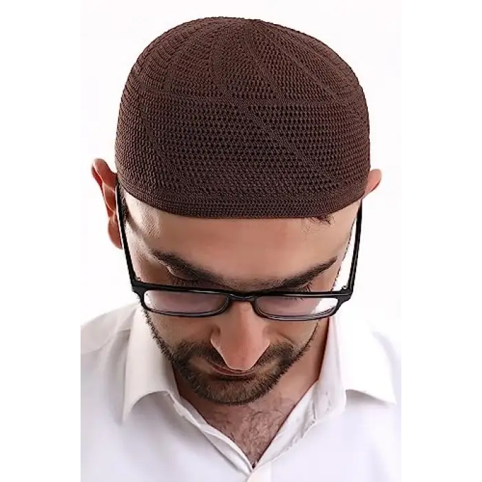 Dantel Pamuklu Triko Makine Örme Takke
