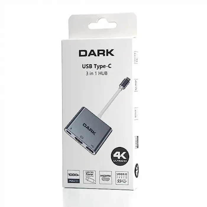DARKDK-AC-U31X32USB3.1TypeC-HDMIF+TypeCŞarj+USB3.0D()