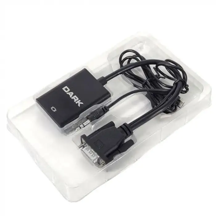 DARKDK-HD-AVGAXHDMI2VGAtoHDMIDönüştürücüSiyah()