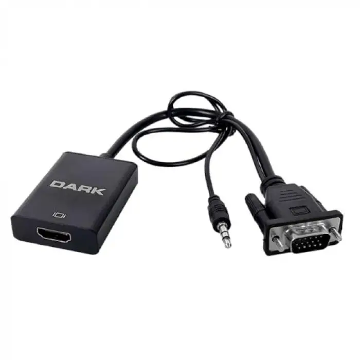 DARKDK-HD-AVGAXHDMI2VGAtoHDMIDönüştürücüSiyah()