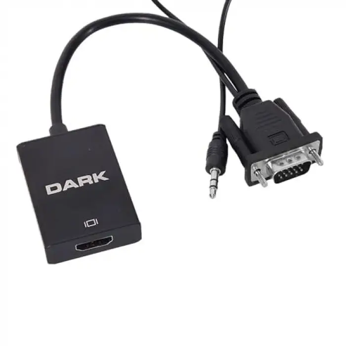 DARKDK-HD-AVGAXHDMI2VGAtoHDMIDönüştürücüSiyah()