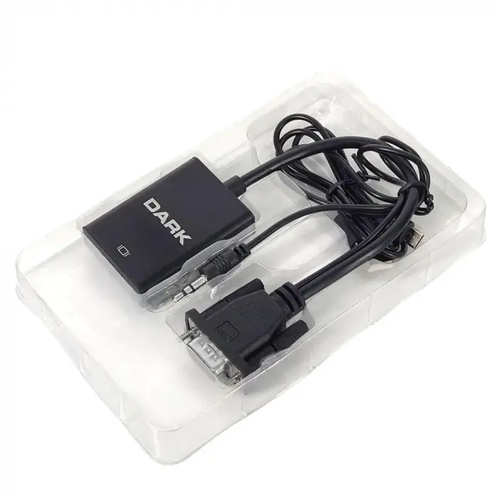 DARKDK-HD-AVGAXHDMI2VGAtoHDMIDönüştürücüSiyah()