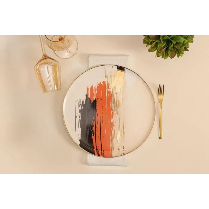 Dash Desen4 Düz Tabak 27cm