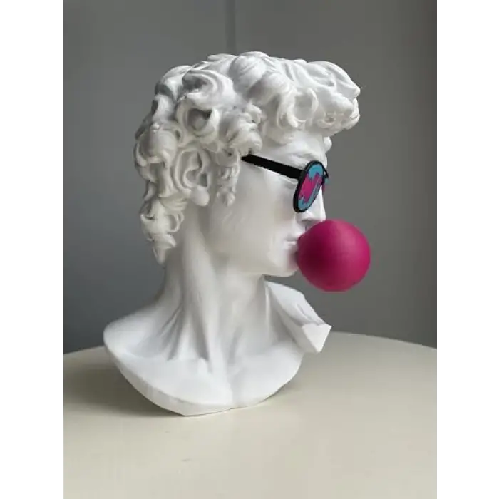 David Büstü, Michelangelo Davut Heykeli Esintili Pop Art Dekor Objesi