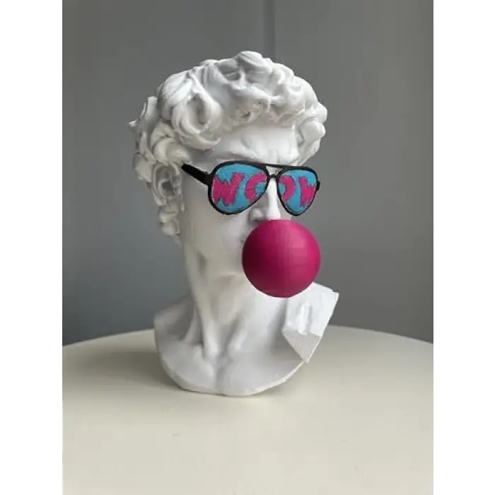 David Büstü, Michelangelo Davut Heykeli Esintili Pop Art Dekor Objesi