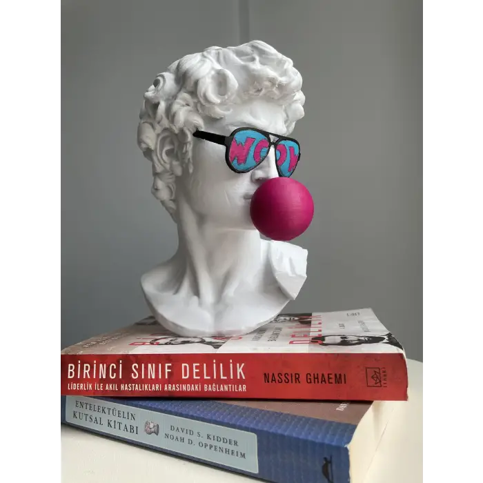 David Büstü, Michelangelo Davut Heykeli Esintili Pop Art Dekor Objesi