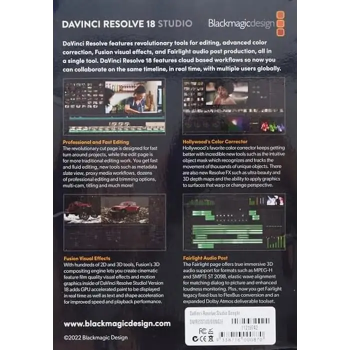 DaVinci Resolve video düzenleme yazılımı, Dnxhd dahil
