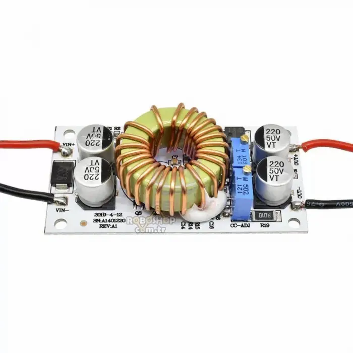DC-DC 10-50V 6A, 250W step-up boost voltaj yükseltici modül