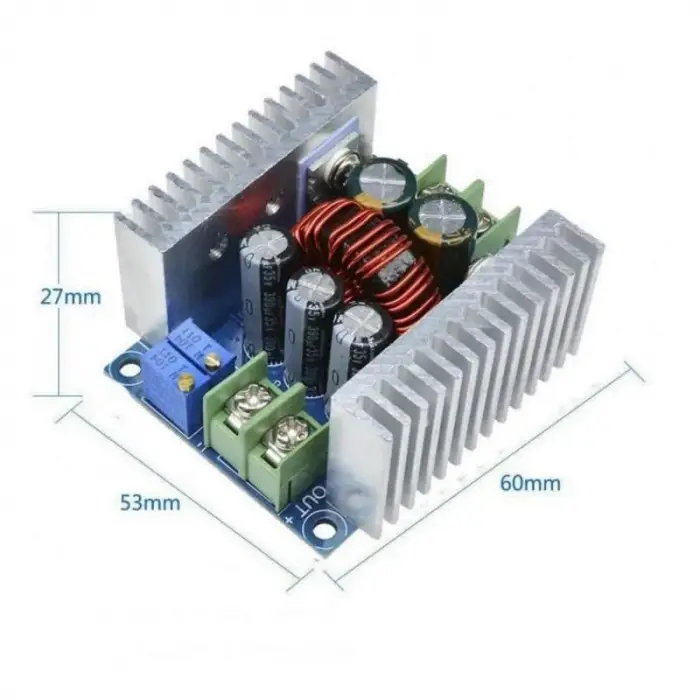 DC-DC 300W 20A Ayarlanabilir Voltaj Düşürücü Modül