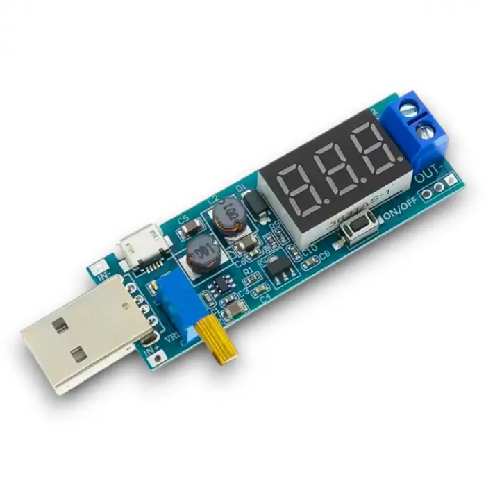 DC-DC USB Voltaj Yükseltici Step Up Gerilim Regülatörü, 5V to 3.3V-24V