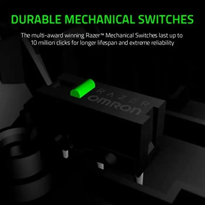 DeathAdder Essential (2021) Kablolu Oyun Faresi, Optik Sensör, 6400 Dpı, 5 Programlanabilir Düğme, Ergonomik Form Faktörü, Siyah
