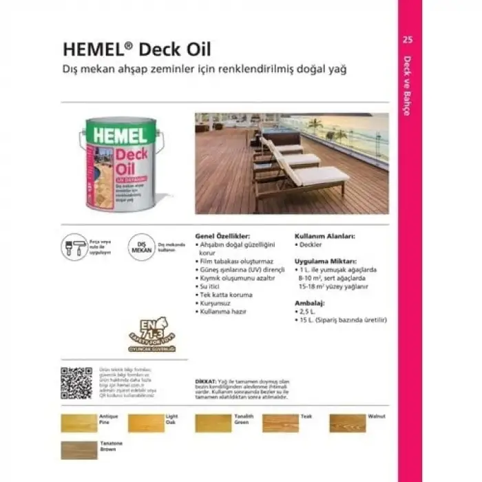 Deck Oil 2.5 L (Teak)