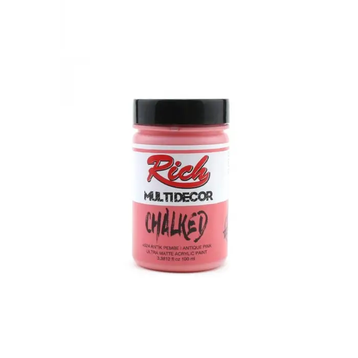 Decor Chalked Akrilik Boya 100 Cc Antik Pembe