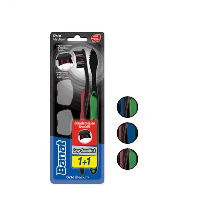 Deep Clean Black 2Li Diş Fırçası