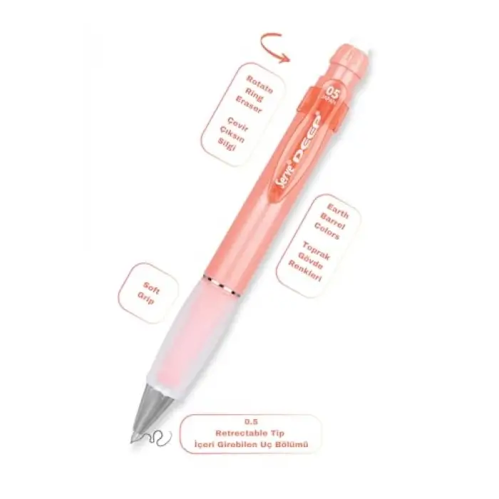 Deep Klm & Grıp & Sılgı Yedeklı Set 05 MM Mercan