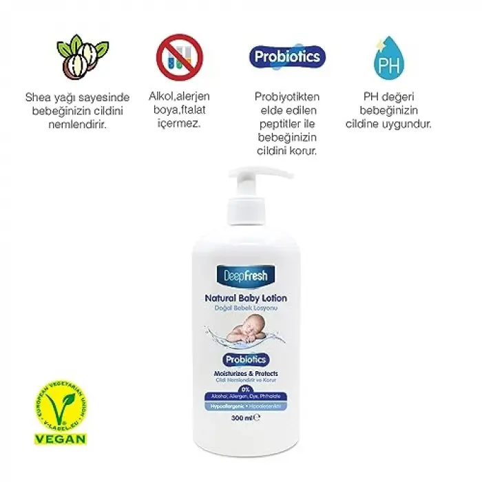 DeepFresh Probiyotik Bebek Losyonu 300 ml