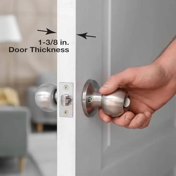Defender Security U 9585 1-3/8 x 9 Kalın Paslanmaz Çelik; 2-1/8 Kilit ve Kapı Güçlendirici, 1-3/8