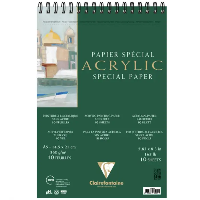 Defter, Akrilik — A4 360 gsm 10 yaprak