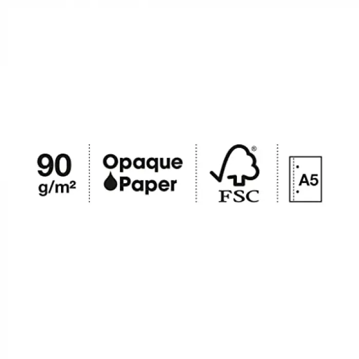 Defter-Nb A5 80 Sayfa 90 g Eco Antrasit