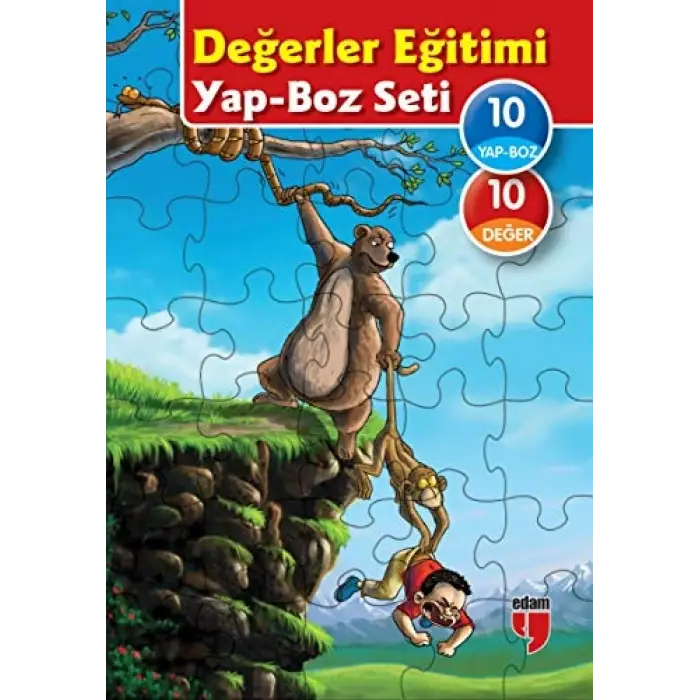 Değerler Eğitimi Yapboz Seti, 10 Adet
