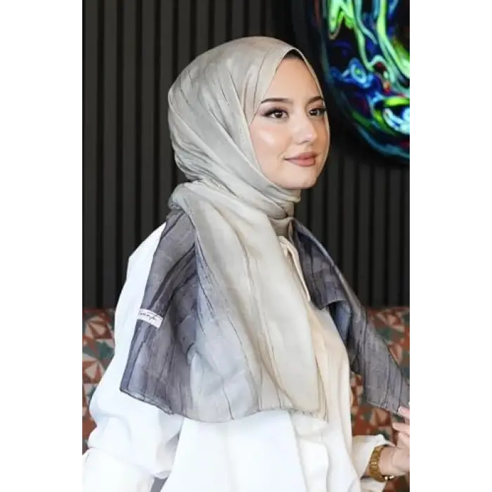 Degrade Füme Soft Pamuk Şal
