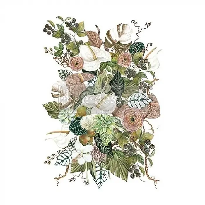Dekor Transferleri, Anthurium, 61x89 cm