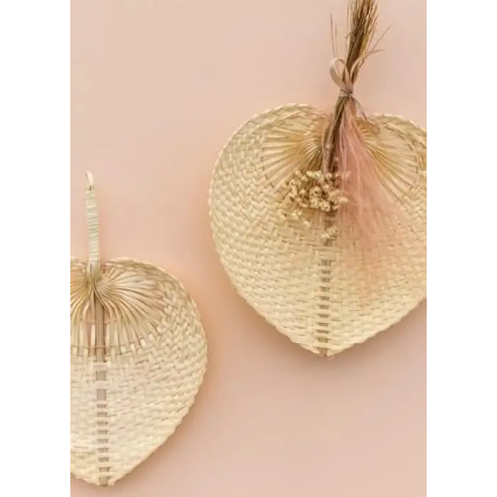 Dekoratif Bambu Duvar Dekoru 21x21x28 cm