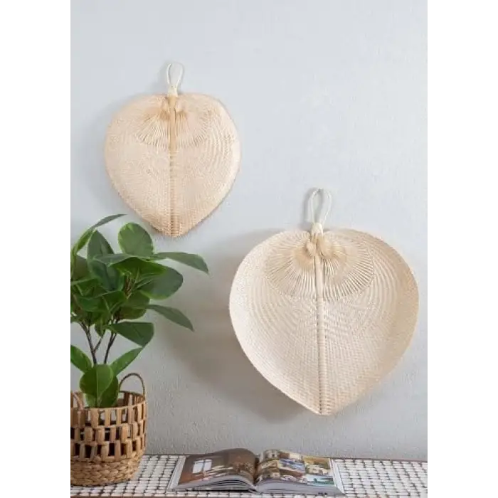 Dekoratif Bambu Duvar Dekoru 48x48x58 cm