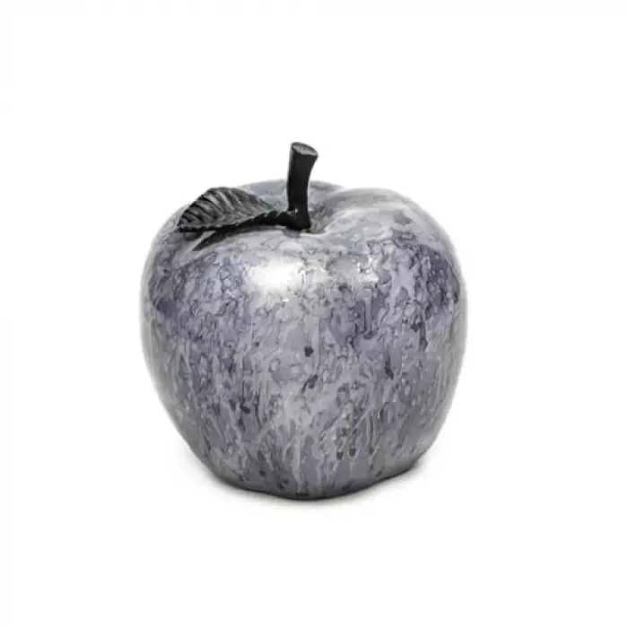 Dekoratif Black Apple Heykel (16 cm)