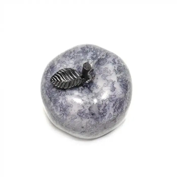 Dekoratif Black Apple Heykel (16 cm)