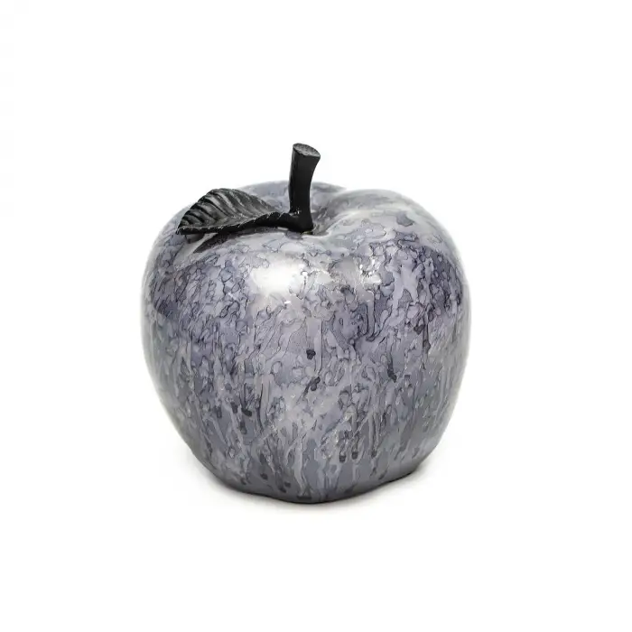 Dekoratif Black Apple Heykel (16 cm)