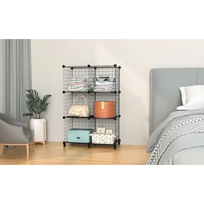 Dekoratif Tel Dolap - 6 Küp