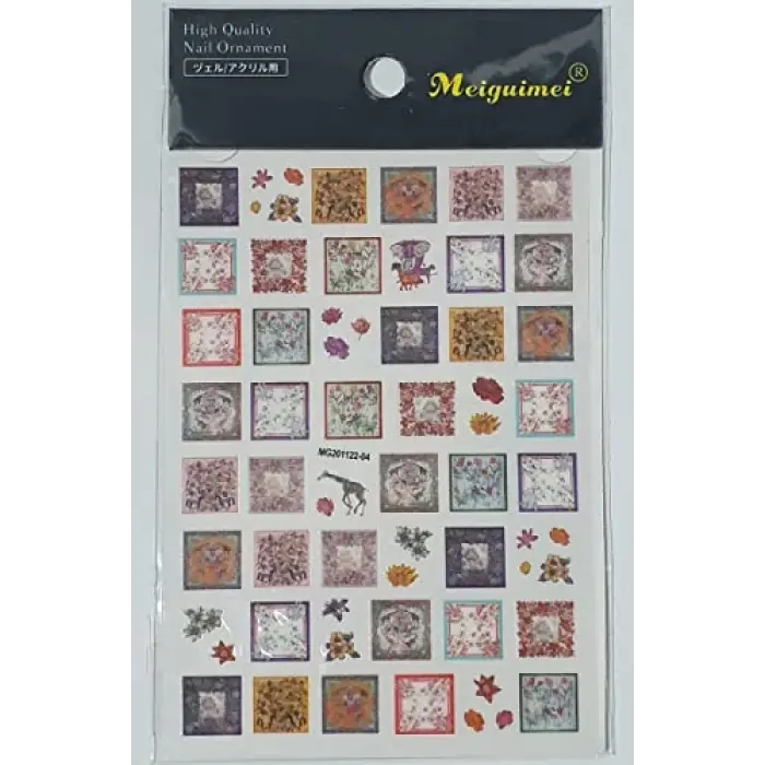 Dekoratif tırnak stickerı