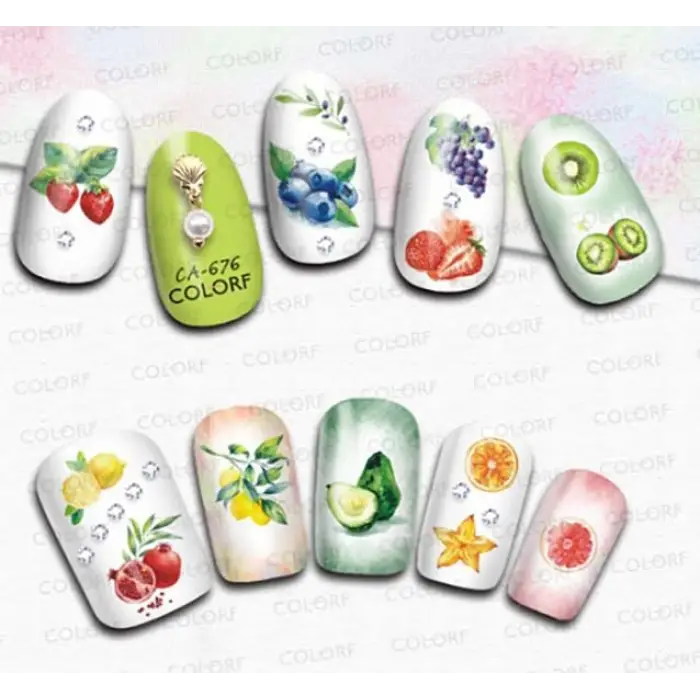 Dekoratif Tırnak Süsleme Stickerı
