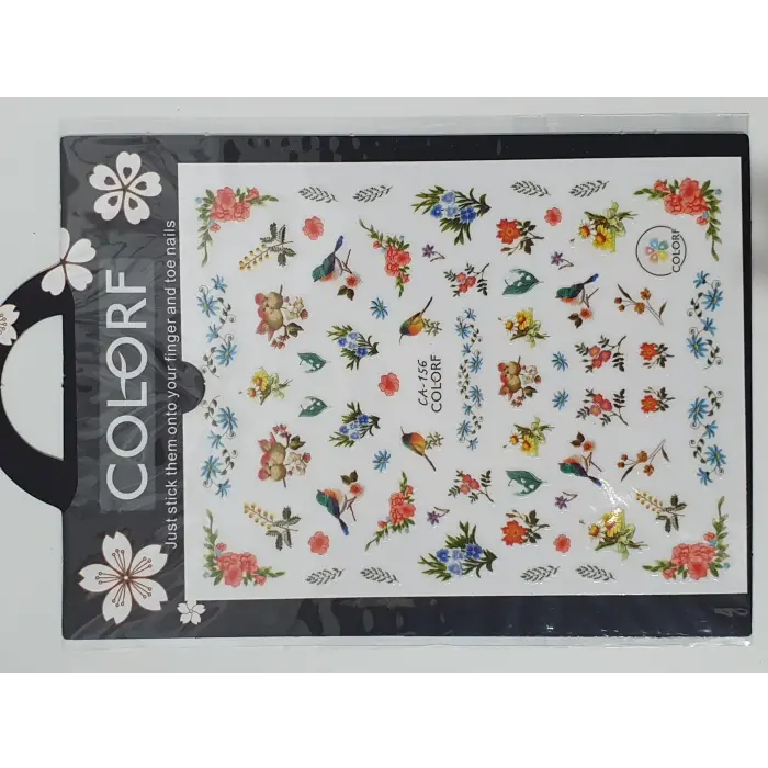 Dekoratif Tırnak Süsleme Stickerı