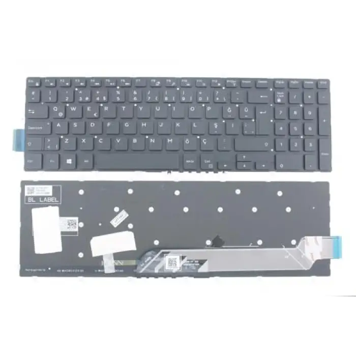 Dell Inspiron 7577 Uyumlu Türkçe Notebook Klavyesi Siyah