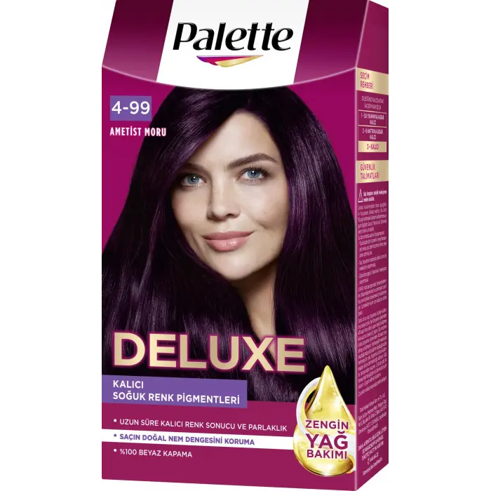 Deluxe 4-99 Patlıcan Moru Saç Boyası