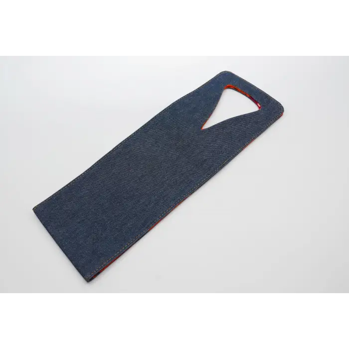 Denim Şarap Çantası