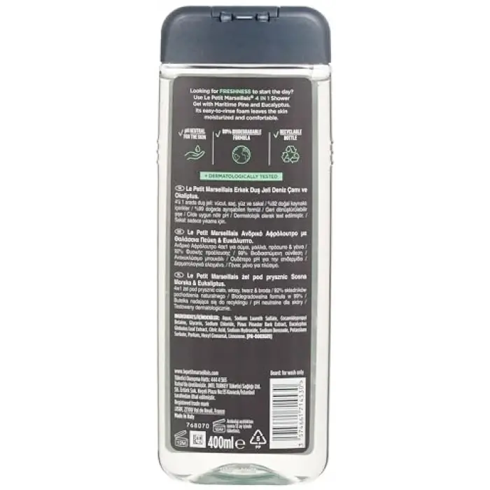 Deniz Çamı ve Okaliptus Duş Jeli 400 ml