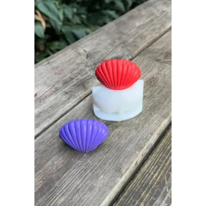 Deniz Kabuğu 3D Mum Kalıbı (Silikon)