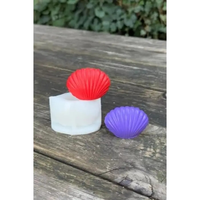 Deniz Kabuğu 3D Mum Kalıbı (Silikon)