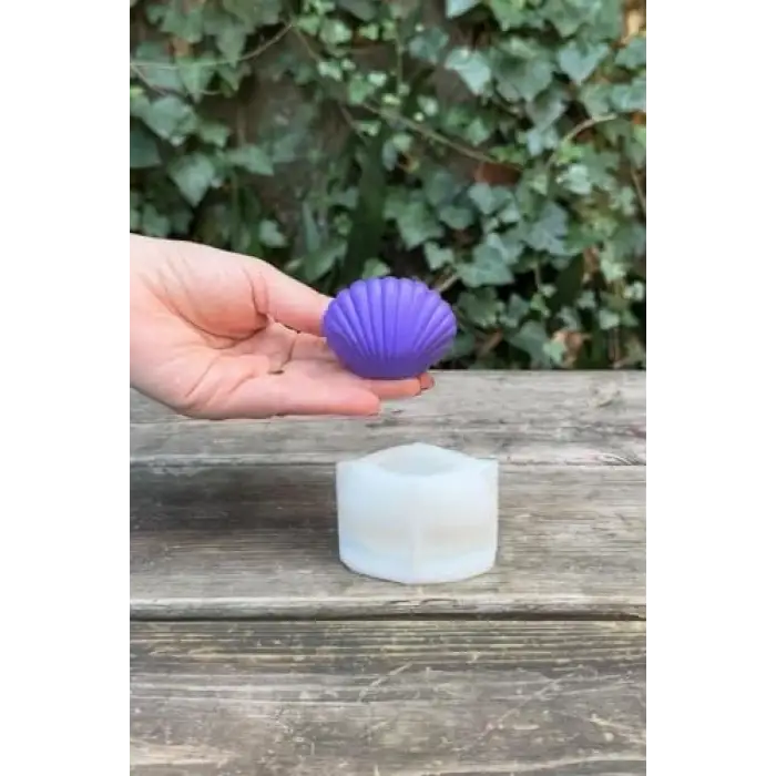 Deniz Kabuğu 3D Mum Kalıbı (Silikon)